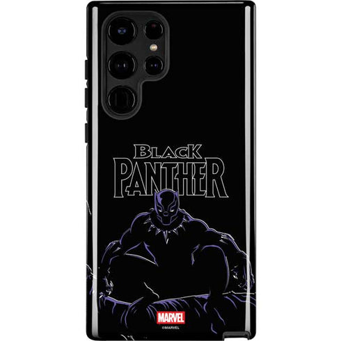 Marvel Black Panther Night Time Watch Galaxy S25 Ultra Impact Case